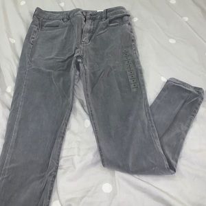 Gray American Eagle High rise jeans